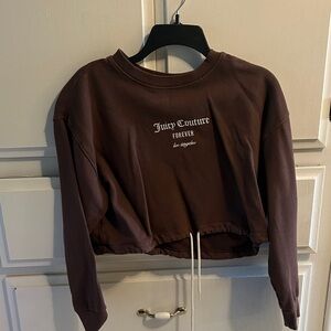 Juicy Couture Chocolate Brown Cropped Top